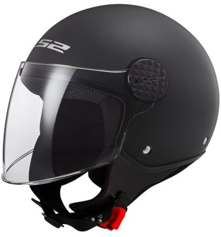 LS2, Casco Moto Jet SPHERE II SOLID Matt Black, XXL