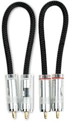 Pro-Ject Connect it Line S RCA, Cavo audio Cinch di alta qualità con conduttore in rame OFC e connettori placcati in oro (0,41 m)
