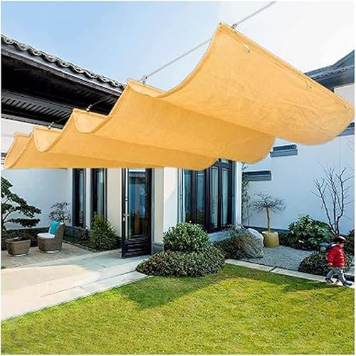 Kanduo Versenkbare Pergola-Abdeckung Ausziehbare Markisen for den Außenbereich, for Garten, Pergola, Terrasse, Terrasse, Schatten, maßgeschneidert, der Oben genannte Preis Gilt for 1 Quadratmeter. Ei