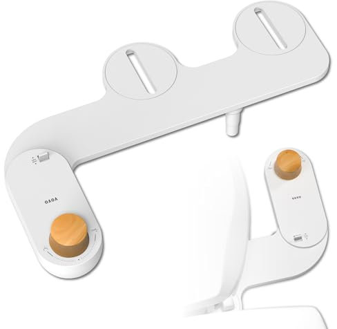 VOVO Basic 9 - Accesorio de bidé no eléctrico para inodoro, boquilla autolimpiante con presión de agua ajustable, fácil instalación