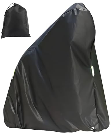MOTOESCOT Heavy Duty Electric Scooter Cover Waterproof Oxford Cloth E-Scooter Storage Cover With Storage Bag Black Universal Size Scooter Cover for Adults & Kids Scooter(Size:105x110cm)
