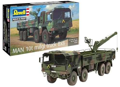 Revell 03367 Man 10t milgl 8x8 Truck 1:35 Scale - Unbuilt/Unpainted Plastic Model Kit