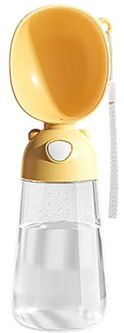 Botella de agua portátil para perros – Vaso de agua para paseos de perros, botella de agua a prueba de fugas de gran capacidad | Dispensador de agua ergonómico para perros pequeños, grandes y medianos