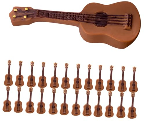 30 Pezzi Di Piccoli Modelli Di Chitarra Realistici In Miniatura Strumento Musicale Per Casa Delle Bambole Decorazione Per Ufficio Per Gli Amanti Della Musica