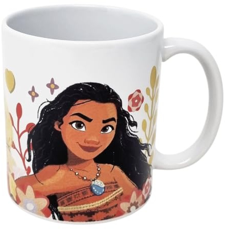 Disney Taza Princesas Ariel Jasmine Aurora Mug de cerámica para desayuno merienda 360 ml
