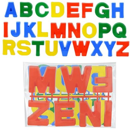 GKYQVE Kits educativos de moldes de arena con letras, 26 piezas, juguete de playa para niños pequeños, juego de agua y ortografía, juguete divertido para niños en edad preescolar