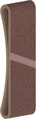 Bosch Accessories Pro Schleifband für Bandschleifer Holz und Farbe Best for Wood and Paint (3 Stück, Körnung 100, X440), Grau, 75x508mm (2608606063) | Für Farbe auf Holz, Hartholz, mm Körnung 100, professionelles Zubehör Schleifband