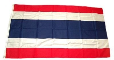 Flaggenking Thailand Flagge/Fahne, mehrfarbig, 150 x 90 x 1 cm, 17006