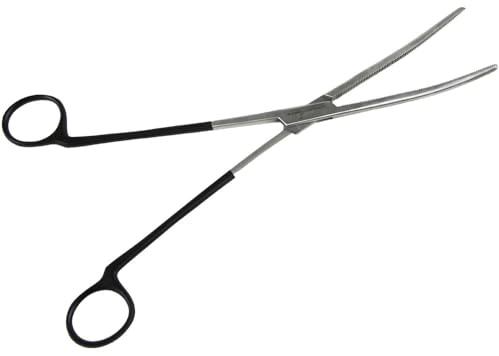 Reptiles Planet Pinzas Tijeras Hemostat Limpieza o nourrisage Reptiles Curva 25 cm