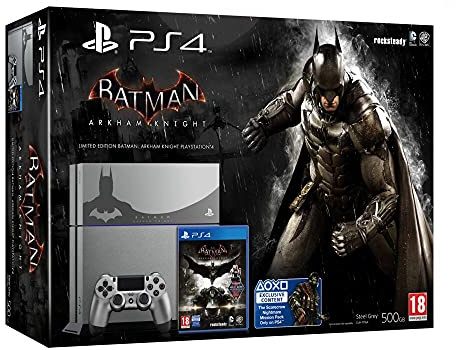 Console PlayStation 4 - steel grey + Batman Arkham Knight - édition limitée