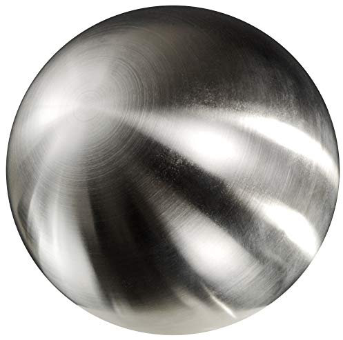 Edelstahlkugel Rosenkugel Gartenkugel Gartenteichkugel Dekokugel Edelstahl matt (200 mm / 20 cm)