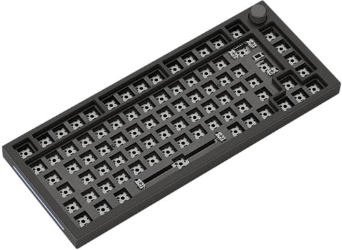 Glorious Gaming GMMK Pro 75% Barebones (Cadre Uniquement) - Clavier de Jeu mécanique modulaire, Taille TKL (75%), Cadre de 1,5 kg, RGB, Personnalisable, Disposition International/ISO - Noir
