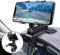 Supporto per telefono multifunzione per cruscotto auto, con clip a molla regolabile girevole a 360°, portatile per auto e smartphone da 4 a 7 pollici