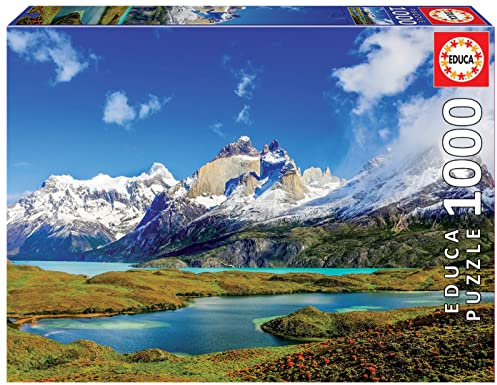 Educa - Puzzle 1000 Teile für Erwachsene | Patagonien, 1000 Teile Puzzle für Erwachsene und Kinder ab 14 Jahren, Natur, Landschaftspuzzle, Südamerika (19259)