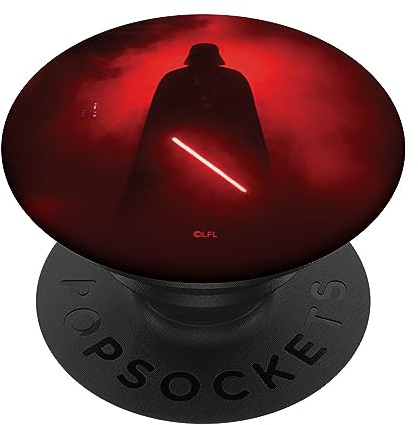 Star Wars Darth Vader Red Lightsaber Shadow PopSockets Adhesive PopGrip