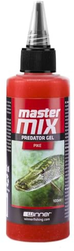 Tandem Baits Master Mix Predator Lockstoff-Gel für Raubfische, Barsch, Zander, Wels, Hecht, Effektives Angelzubehör-Set, Lockmittel für Spinnköder und Tote Angelköder, Fischlockstoff zum Angeln 100 ml