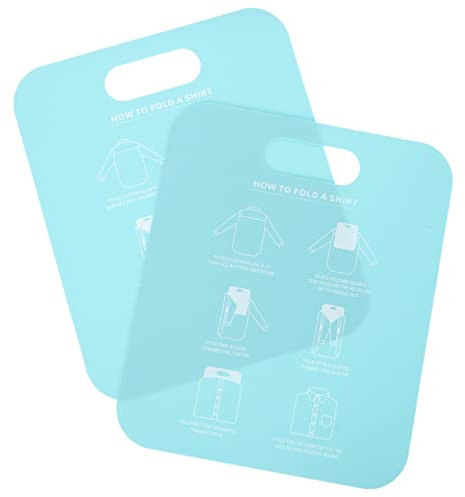 Cabilock Planche De Pliage Chemise 2 Pièces Outil Compact Léger pour Pliage Rapide T-Shirts Et Chemises Maison Et Voyage