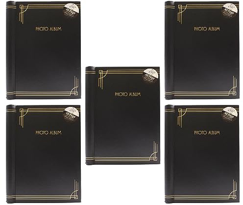 Amazing BLACK 8” x 6” Size Photo Album Self Adhesive 40 Pages Photograph Album For Memory Record, DIY Memory Storage Book Easy To Fill Photographs Wedding, Family, Travel and Home (5)