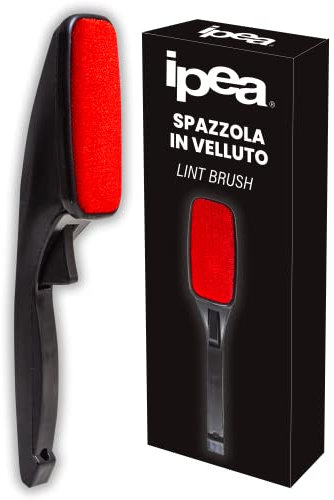 IPEA Spazzola Velluto Levapelucchi per Abbigliamento,Divani, Mobili Imbottiti - Spazzola Girevole Multiuso per rimuovere Capelli, Peli, Pelo di Animale da Tessuti, Scamosciati e Velluti