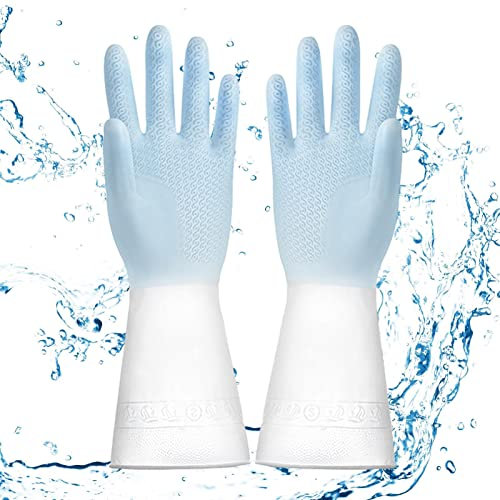 feveo Guantes de Goma,Guantes para lavavajillas de Cocina - Guantes de
