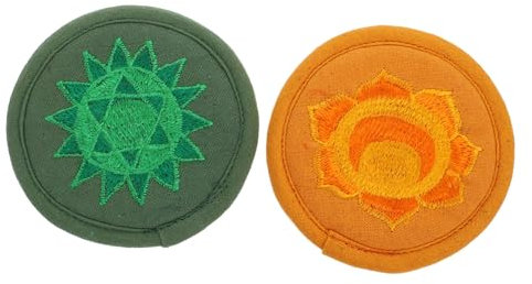 Toyvian 3 Sets Buddhistisches Ritual-implement Abgerundetes Kissen Stickerei Klangschalen-pad Meditationsprodukte Verhindert Kollisionen Dekorative Matte 2 Stück X 3