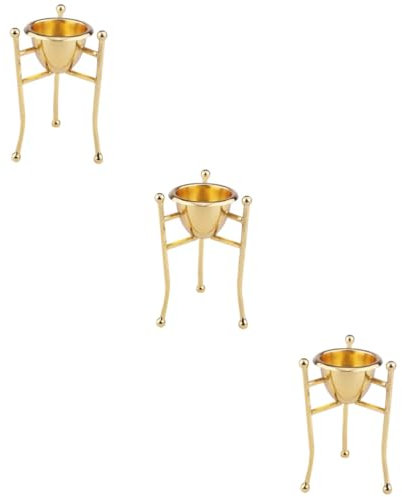 TOPBATHY 3piezas Soporte De De Para Cocina Rack De Para Cocción Al Vapor Adorno De Mesa Dorado Para y Decoración De Pascua
