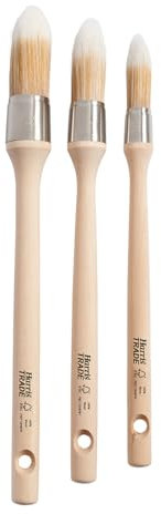 Harris Trade Round Sash Brushes 3 Pack