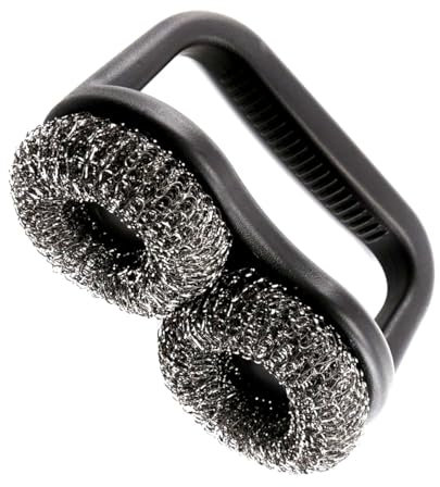 Alnicov Brosse de Nettoyage pour Barbecue, Brosse pour Barbecue, Brosse métallique, Outil de Nettoyage de Four en Acier Inoxydable, pour fête, Barbecue, Cuisine