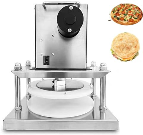 DHMYDPDZ Presse Pâte électrique en Acier Inoxydable,Commercial Presse Pâte à Pizza,Presse à Tortilla,Plaque De Presse,Machine à Aplatir La Pâte pour Tartes,Pizza,Pâtisserie,Pain,Restaurant,Type22