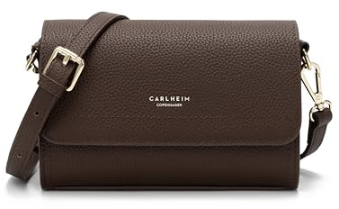 Carlheim, Gotland Genuine Leather collection, Scarlett Genuine Leather Handbag (Brown)