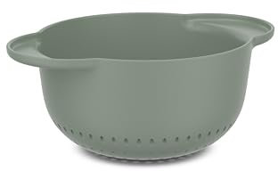 Mepal - Colador Chef it - Fácil drenaje - Base antideslizante para un mejor agarre - Apto para lavavajillas - Colador de cocina - 1500 ml - Nordic sage