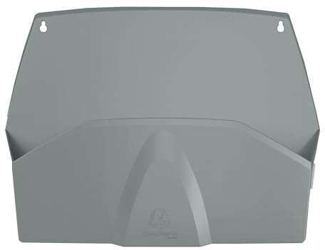 Exacompta - Réf. 61180D - 1 trieur mural horizontal 1 casier AUTENTIK, présentoir mural A4,porte-document, corbeille murale - Dimensions : P 7,2 x l 38,2 x H 28,9cm - Vert sauge