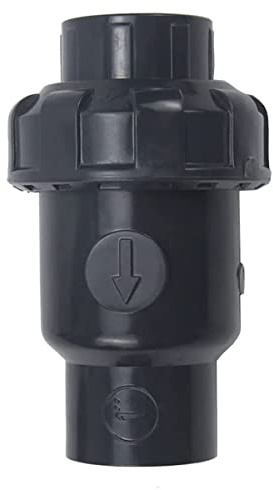 PLLJIAXUAMCLNL 1Pcs I.D20~50mm PVC Clapet à Battant Soupape de Retenue, Clapet Anti-Retour Vertical et Horizontal, Raccords pour Tuyaux d'Irrigation de Jardin (Inner 32mm)