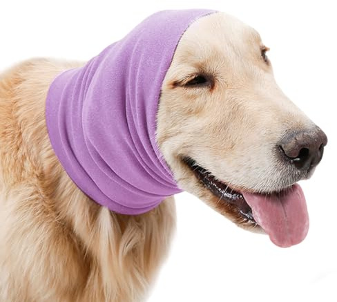 Ohrenschutz für Hunde und Katzen | Ohrenwärmer für Hunde aus weicher Baumwolle Snood S M für kleine und mittelgroße Rassen Wasserfest Pflegebeständig