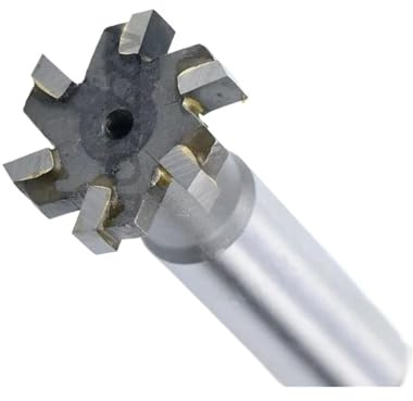 Fresette per scanalature a T, Fresa for chiavetta con scanalatura a T inserita in acciaio, codolo cilindrico, dimensioni multiple(16x4x10x70x4T)