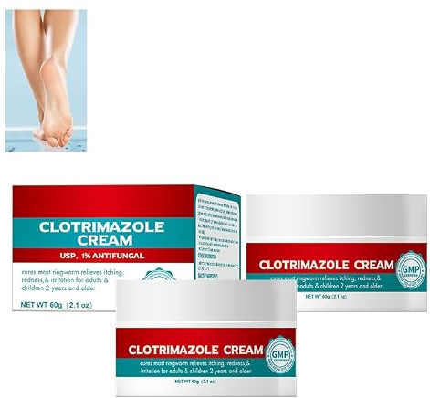 Crema Antifúngica,Alivio Rápido Del Eczema Y Dermatitis,Aliviar Las Molestias,Para El Cuidado Diario De La Piel,60G*2PC