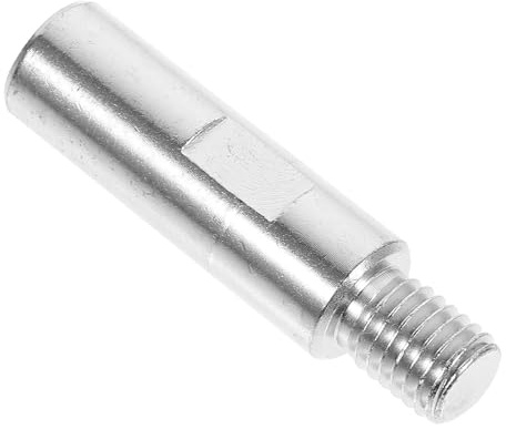 Polishing Machine Extension Rod M14 Iron Silver Adapter Rod