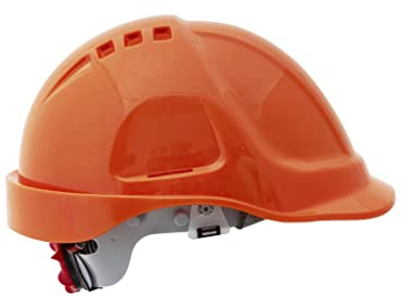 Bauarbeiterhelm, Schutzhelm mit Schweißband, Industrie Arbeitsschutzhelm, Schutzhelme, Arbeitshelm Kopfgrößenverstellung, EN397, Arbeithelm