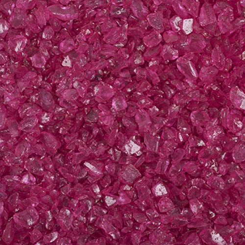 Fuchs seit 1895 Glasgranulat Glassteine 2-4mm 1000g in versch. Farben, Farbe:Fuchsia