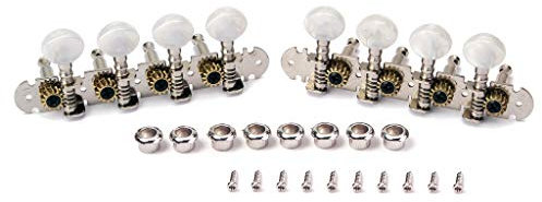 Alnicov Mandolin Tuning Pegs, 4L4R Machine Heads String Tuning Pegs For 8 Strings Mandolin Instruments Accessory