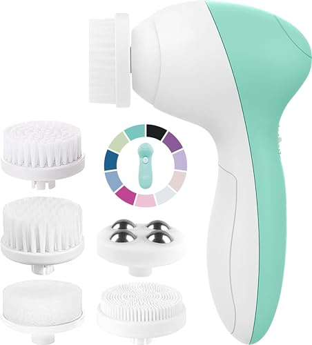 Brosse de nettoyage pour le visage | Brosse de nettoyage pour le visage - Produits de beauté - Lavage électrique alimenté - Soin de la peau - Outils de nettoyage pour femme - Nettoyeur de nettoyage -