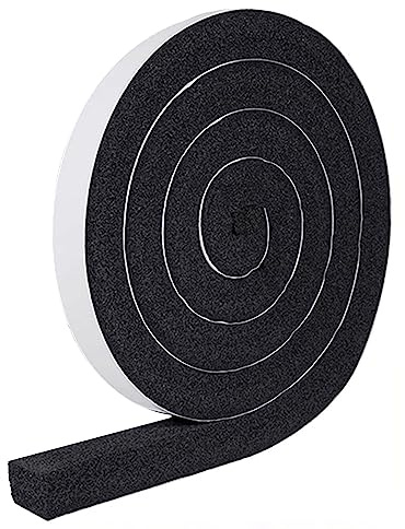 Selbstklebendes Dichtungsband, Wasserdichte Türdichtung 30 mm (B) × 20 mm (T) × 4 m (L), hGroße Elastizität Schaumstoffband für Fenster&Türen Isolierung, Schalldämmend, Luftdicht (20mm*30mm)