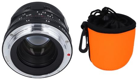 Obiettivo per Fotocamera da Ritratto, 35 Mm F1.4 Obiettivo per Ritratto Full Frame Vetro Ottico Grande Apertura Messa a Fuoco Manuale Fissa Obiettivo per Fotocamera con Attacco L