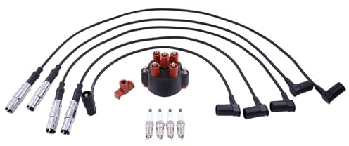 Zündkabel Verteilerkappe Zündverteilerläufer Zündkerze Zündkabelsatz Zündleitungssatz Zündspule Zündverteiler Verteilerfinger Zündungskabel für W124 S124 C124 190 W201 G-Klasse W463 W461 G Klasse W460