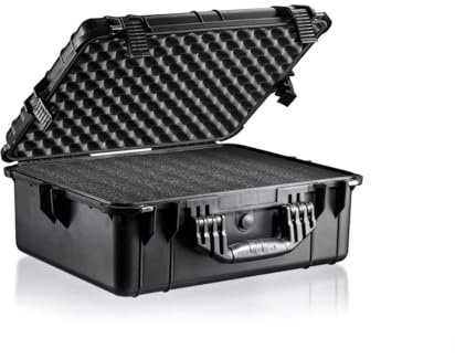 GUARDIQUE Apollo Case 5019 - Kamerakoffer mit Multilayer Schaumstoff, staubdichter, wetterfester Schutzkoffer, Outdoor Universalkoffer | IP67 | 47,9 x 36,7 x 19,3 cm (innenM.)