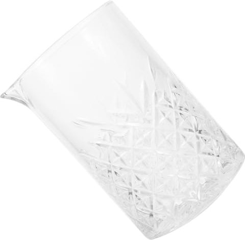 Alipis 725ml Crystal Glass Cocktail Mixing Cup for Bartenders, Anti-Slip Drinkware for Bar, Coffee, Tea, and Milk Preparation