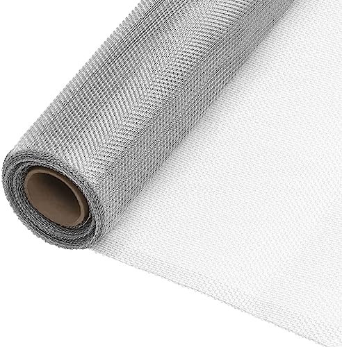 Zaun & Absperrungen, Zaunblenden Gittergitter Aluminium 80x1000 cm silber