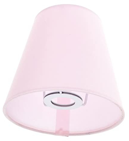 Garneck Lampenschirm Rosa 5.51X5.51X5.12In Lampenschirm Für Tischlampe Pendelleuchte Wandlampe Und Stehlampe Dekorative Lichtabdeckung Für Schlafzimmer Wohnzimmer Büro Hotel Restaurant