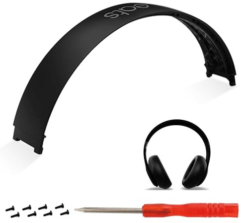 Pezzi di ricambio per Beats Studio 3 e 2 (A1914 / B0500 / B0501) - Auricolari Overear cablati e wireless - Accessori (Nero Opaco)
