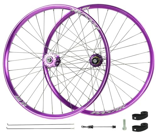 DH/AM/Mountainbike-Laufradsatz 24/26/27,5/29'' Aluminiumlegierung Dirt Jump Bike-Laufräder 32H Scheibenbremse QR Vorne Sicherungsschrauben Hinten Naben Für 8-12-fach-Kassetten